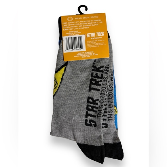 STAR TREK Men’s Crew Socks Dr. Spock - Picture 2 of 3